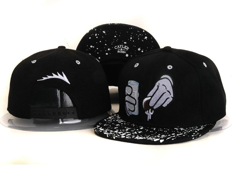 CAYLER & SONS Black Snapback Hat YS